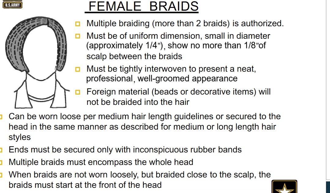 NATURAL HIGH - Not Authorized: New Army Hair Regulations 